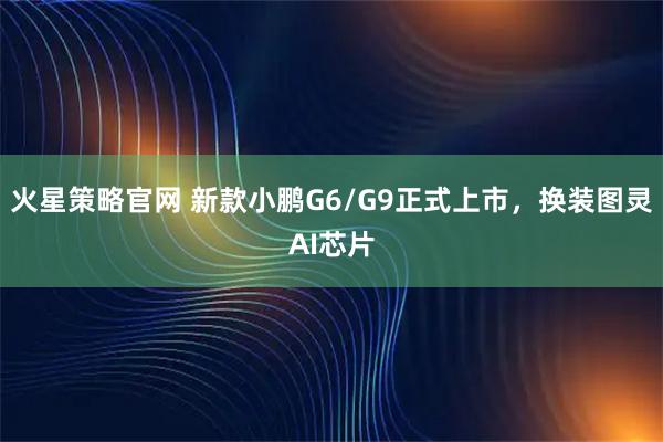 火星策略官网 新款小鹏G6/G9正式上市，换装图灵AI芯片